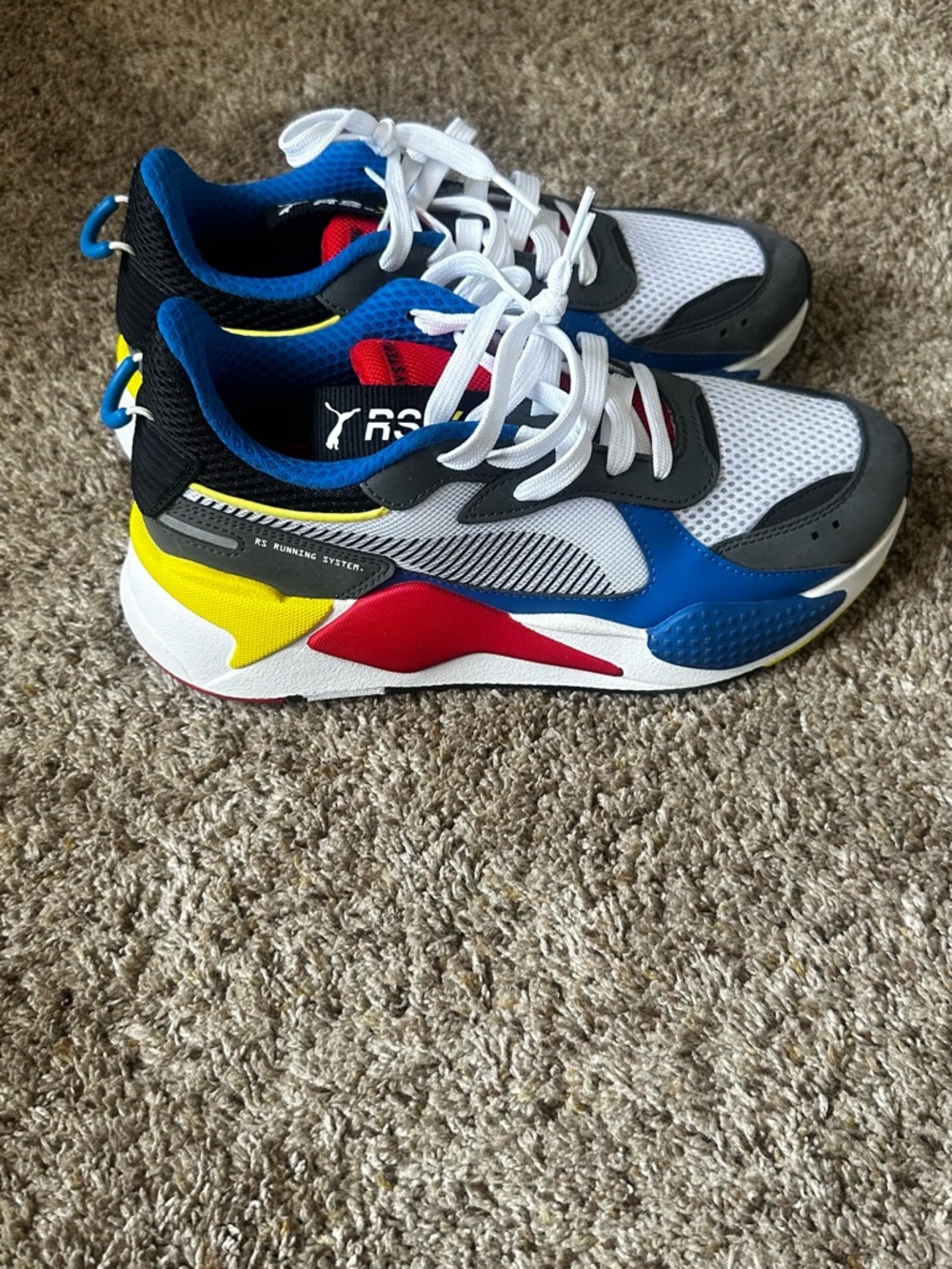 Puma Kids Multicolor Sneakers — Blue White Red Yellow